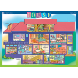 Табло по английски език за 3. клас - House