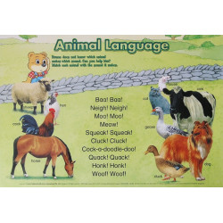Domestic animals: учебно табло на английски език