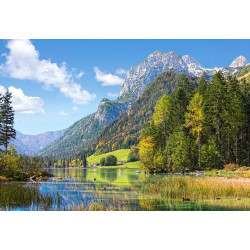 Mountain refuge in the Alps