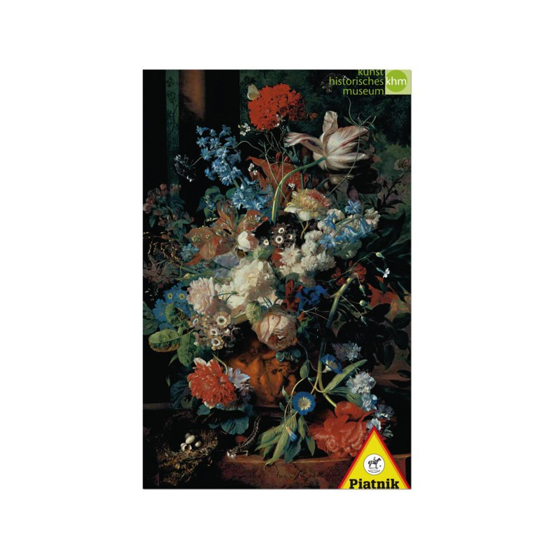 Bunch of Flowers before a Park Landscape