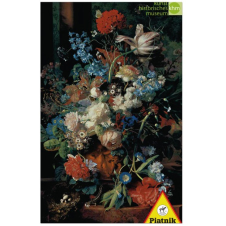Bunch of Flowers before a Park Landscape