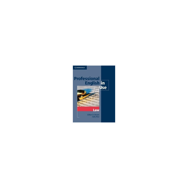 Professional English in Use Law + CD
