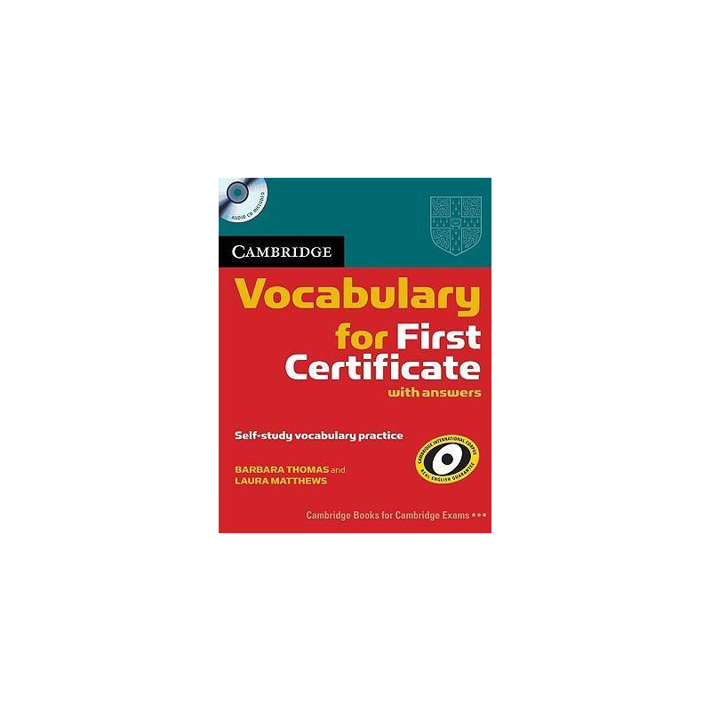Cambridge Vocabulary for First Certificate + CD