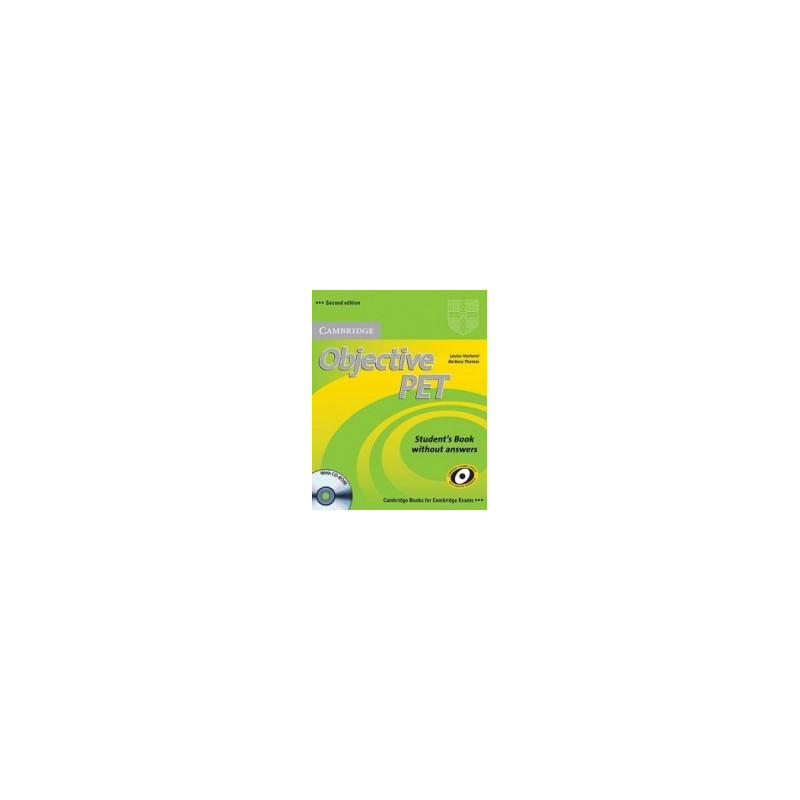 Objective PET Second edition: Student's Book without Answers + CD