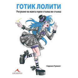 Готик лолити - рисуване на манга герои стъпка по стъпка