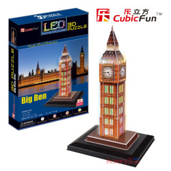 Clock Tower (London) светещ 3D Пъзел