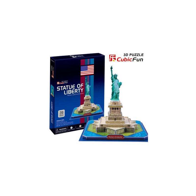 Statue of Liberty (USA) светещ 3D Пъзел