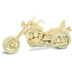 Harley Davidson - дървен 3D Пъзел