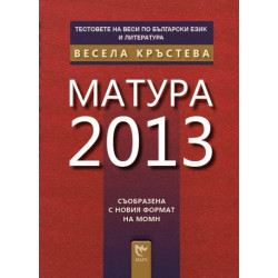 Тестовете на Веси по български език и литература: Матура 2013