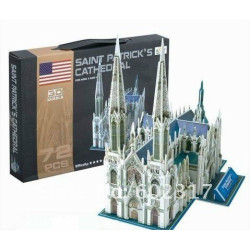 Saint Patrick's Cathedral - 3D Пъзел