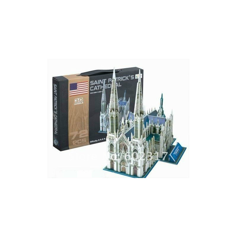 Saint Patrick's Cathedral - 3D Пъзел