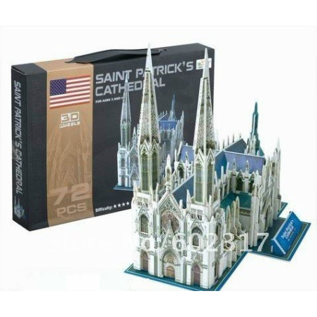 Saint Patrick's Cathedral - 3D Пъзел