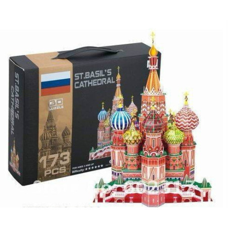 St Basil`s Cathedral - 3D Пъзел
