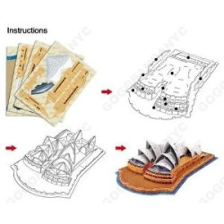Building Sydney Opera House 3D- Educational Puzzle