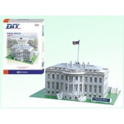 White House Model 3D- Educational Puzzle