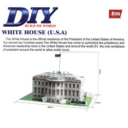 White House Model 3D- Educational Puzzle