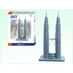 Petronas Towers Model  3D - Educational Puzzle