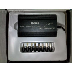 Универсално зарядно за лаптоп Meind 100W + адаптер за кола