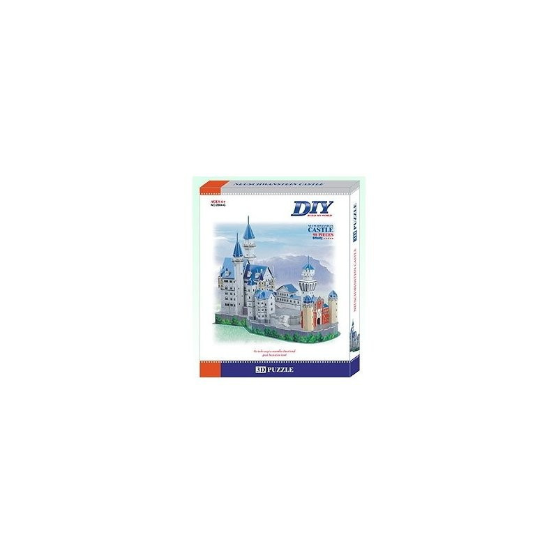 Neuschwanstein German Castle 3D- Educational Puzzle