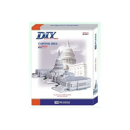 US Capitol Model 3D- Educational Puzzle 