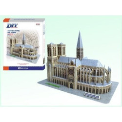 France Notre Dame De Paris Model  3D - Educational Puzzle