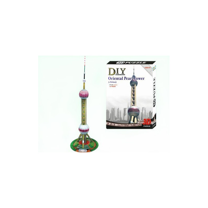 Oriental Pearl Tower - 3D Пъзел