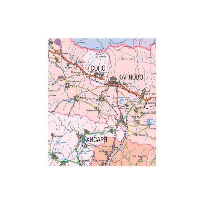 Административна карта на България