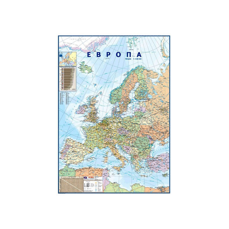 Европа – политическа карта