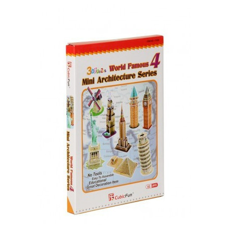 "Mini Architecture Series 3" 3D Пъзел