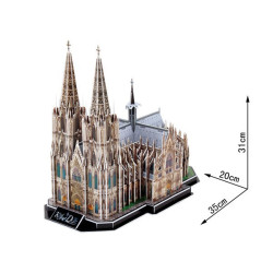 Cologne Cathedral - 3D Пъзел