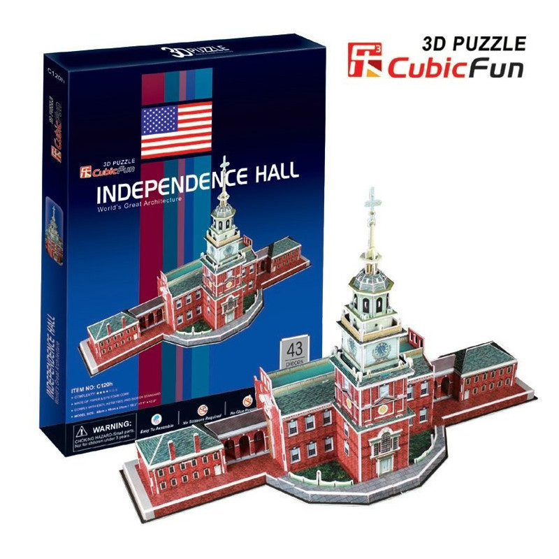 Independence Hall - 3D Пъзел