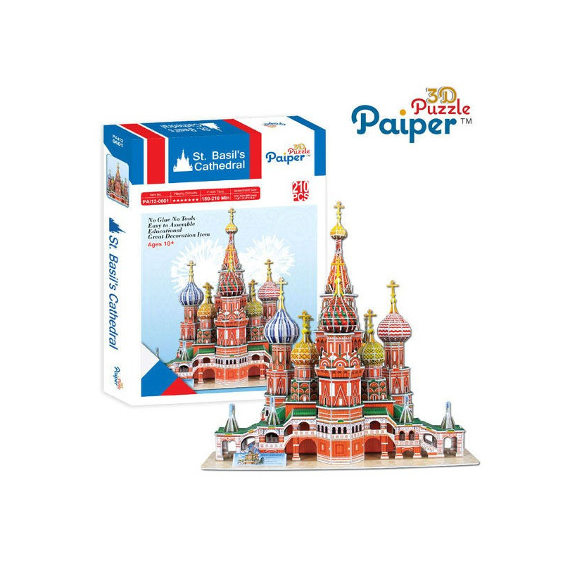 St Basil`s Cathedral - 3D Пъзел