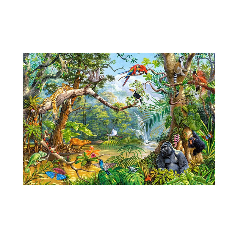 Life hidden in jungle