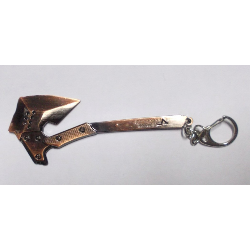 New Cross Fire Game anime Weapon Metal Model One-Handed Axes keychain ring gifts
