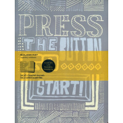 Moleskine Set of 2 Squared Journals 