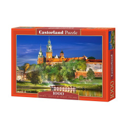 Wawel castle by night, Poland - 1000 елемента