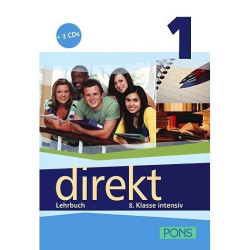 Direkt - ниво 1 (A1 - A2): Учебник за 8. клас + 3 CD Учебна система по немски език