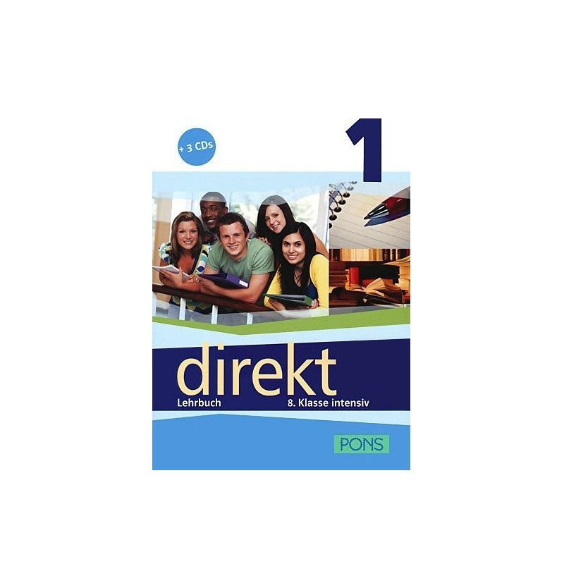 Direkt - ниво 1 (A1 - A2): Учебник за 8. клас + 3 CD Учебна система по немски език