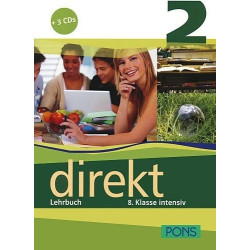 Direkt - ниво 2 (B1): Учебник за 8. клас + 3 CD Учебна система по немски език