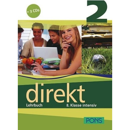 Direkt - ниво 2 (B1): Учебник за 8. клас + 3 CD Учебна система по немски език
