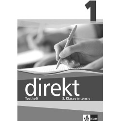 Direkt - ниво 1 (А1 - А2): Помагало с тестове за 8. клас Учебна система по немски език