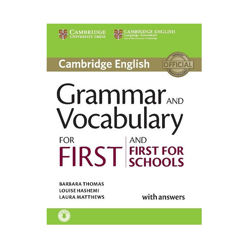 Grammar and Vocabulary for First and First for Schools (2015)