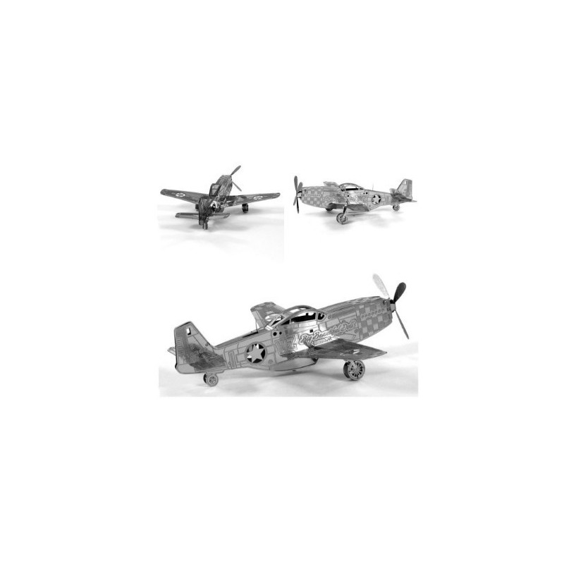 3D нано пъзел, самолет "P-51 Mustang"