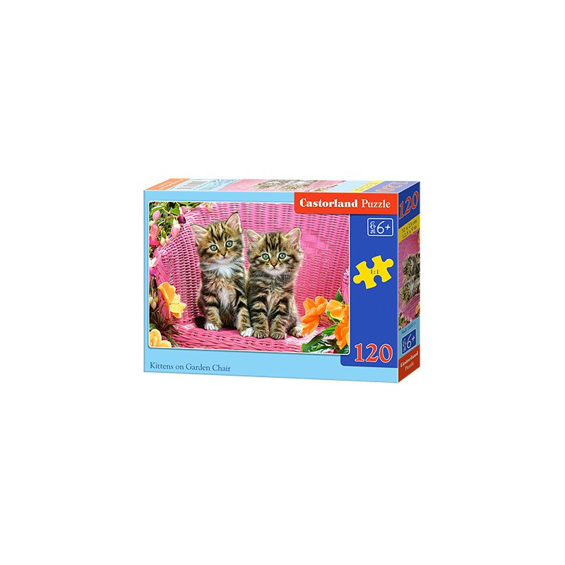 KITTENS ON GARDEN CHAIR 120 елемента