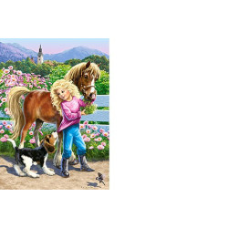 A WALK WITH PONY AND DOG 60 елемента