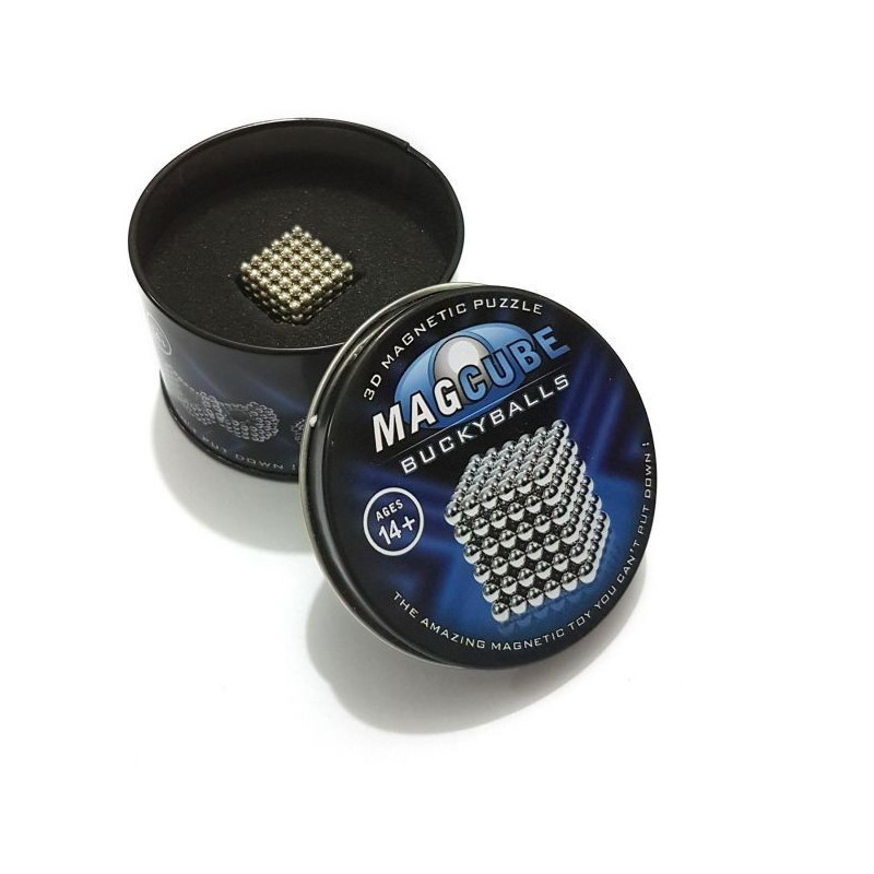 MAGCUBE магнитни топчета (цвят сив металик)