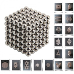 MAGCUBE магнитни топчета (цвят сив металик)