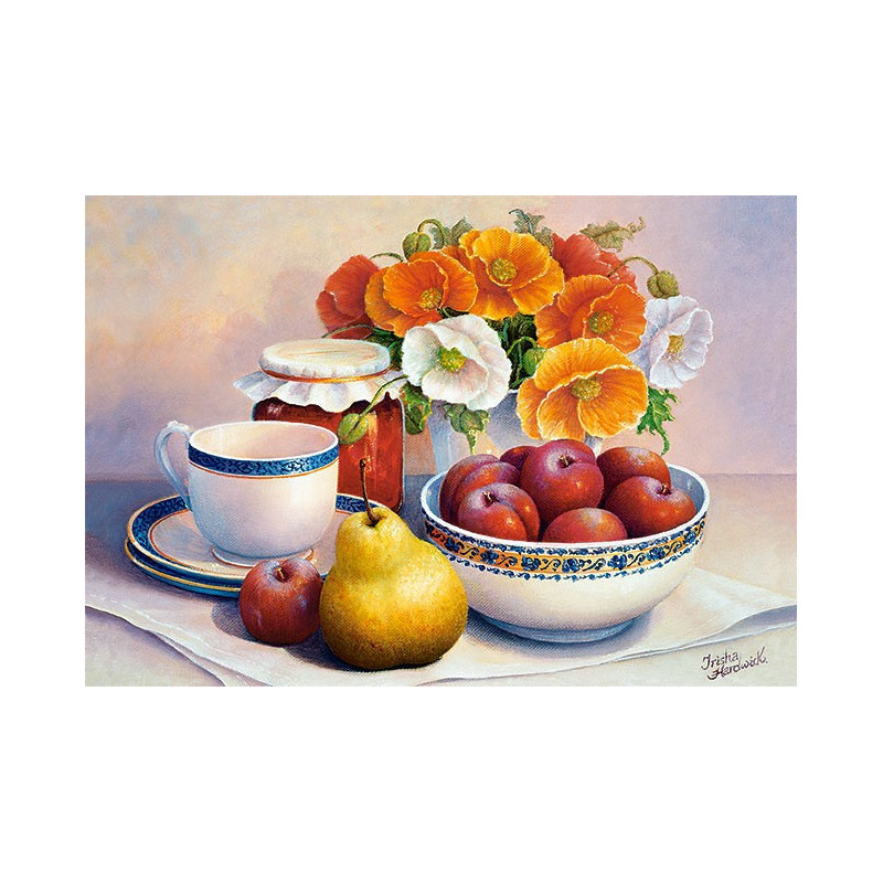 Пъзел - Iceland Plums and Pansies, Trisha Hardwick