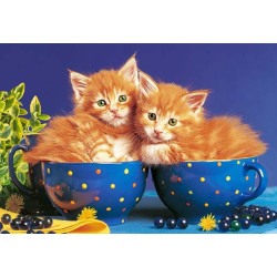 Пъзел - Kittens in Bowls
