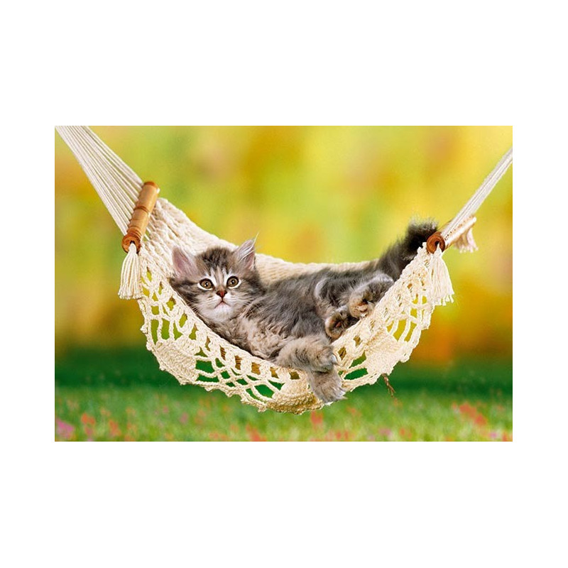 Пъзел - Kitten in Hammock